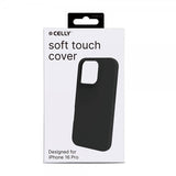 Celly iPhone 16 Pro Cover CROMO Sort