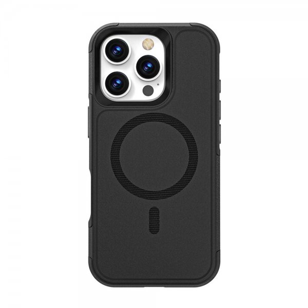 4smarts iPhone 16 Pro Cover Defend Etui Ultimag Sort