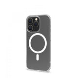 Celly iPhone 16 Pro Cover GELSKINMAG MagSafe Transparent Hvid