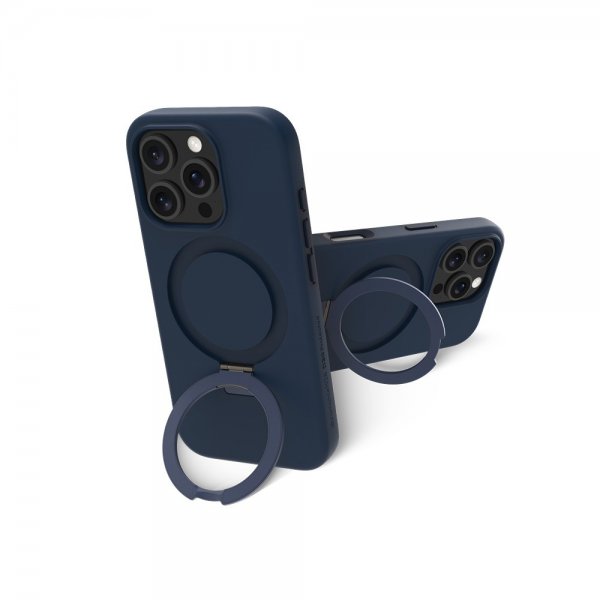 dbramante1928 iPhone 16 Pro Cover Iceland Ultra D3O MagSafe Kickstand Blå