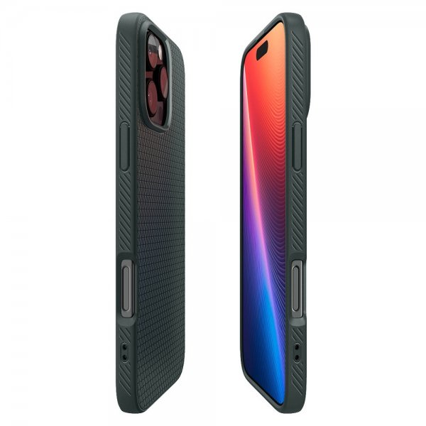 Spigen iPhone 16 Pro Cover Liquid Air Abyss Green