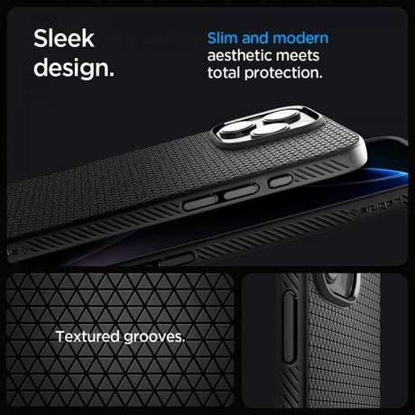 Spigen iPhone 16 Pro Cover Liquid Air T MagFit Matte Black
