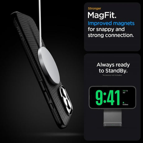 Spigen iPhone 16 Pro Cover Liquid Air T MagFit Matte Black