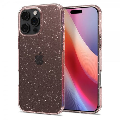Spigen iPhone 16 Pro Cover Liquid Crystal Glitter Rose Quartz