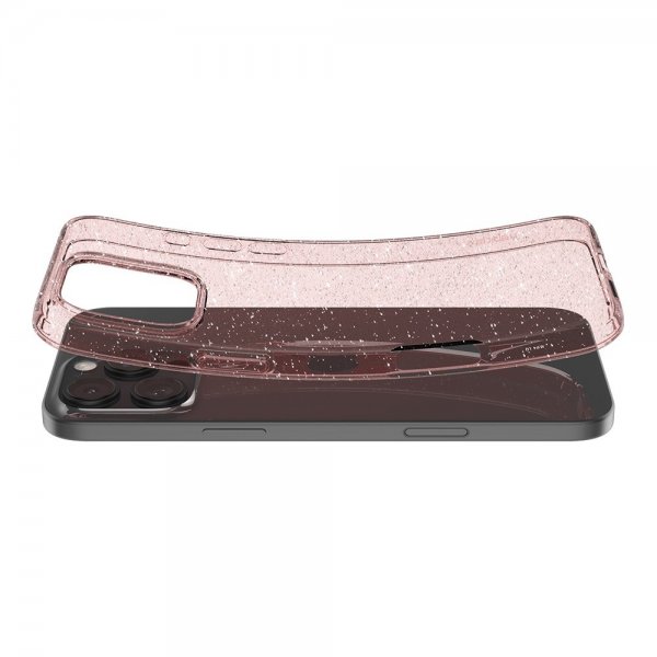 Spigen iPhone 16 Pro Cover Liquid Crystal Glitter Rose Quartz