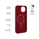 Fixed iPhone 16 Pro Cover MagLeather Rød