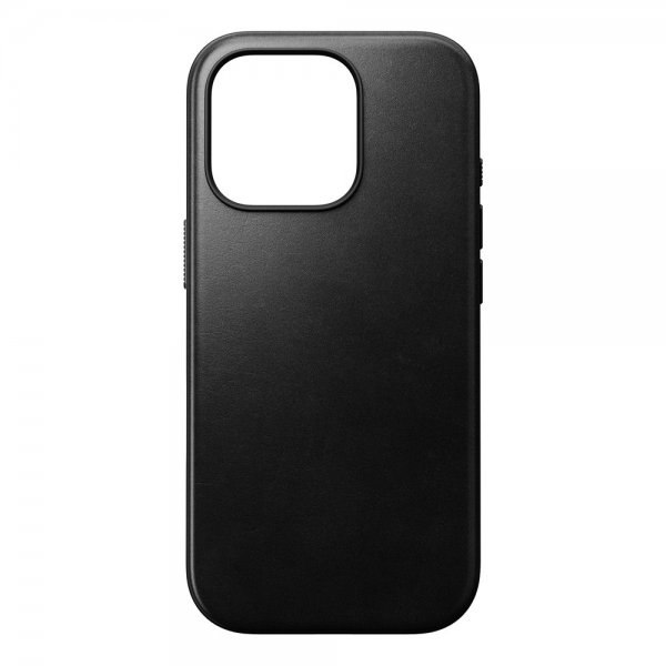 Nomad iPhone 16 Pro Cover Modern Leather Case Horween Sort