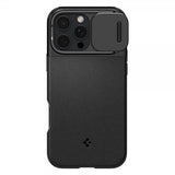 Spigen iPhone 16 Pro Cover Optik Armor MagFit Sort