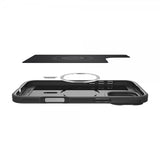 Spigen iPhone 16 Pro Cover Optik Armor MagFit Sort