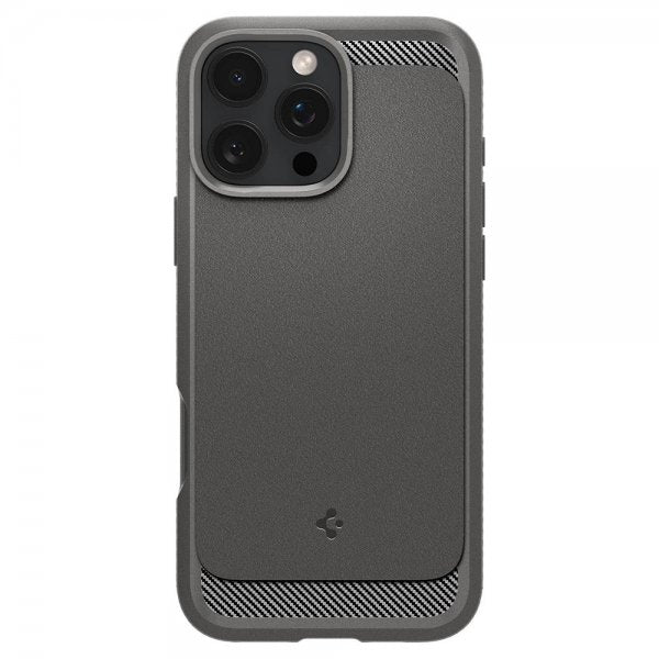Spigen iPhone 16 Pro Cover Rugged Armor MagFit Grå