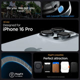 Spigen iPhone 16 Pro Cover Rugged Armor MagFit Grå