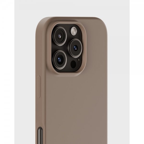 holdit iPhone 16 Pro Cover Silikone Mocha Brown
