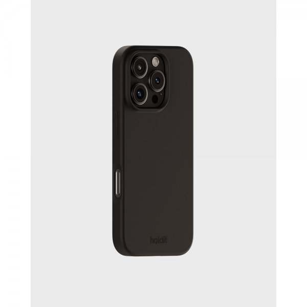 holdit iPhone 16 Pro Cover Silikone Sort