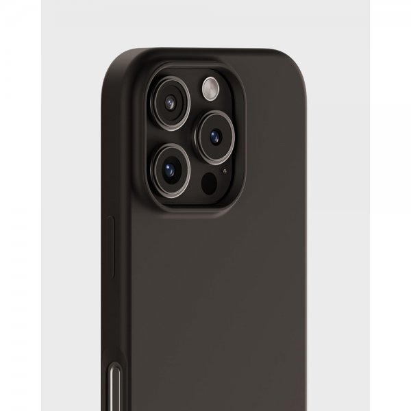 holdit iPhone 16 Pro Cover Silikone Sort
