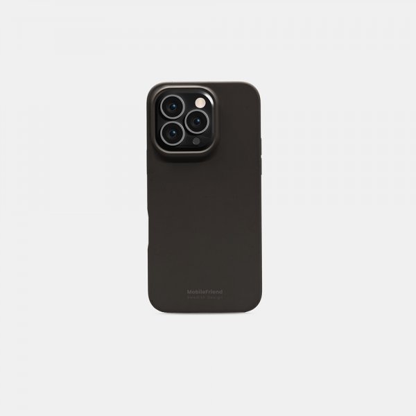 MobileFriend iPhone 16 Pro Cover Silikone Sort