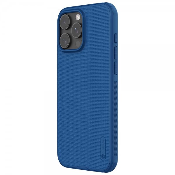 Nillkin iPhone 16 Pro Cover Super Frosted Shield Pro MagSafe Blå