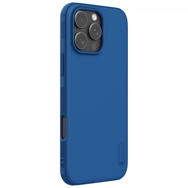 Nillkin iPhone 16 Pro Cover Super Frosted Shield Pro MagSafe Blå