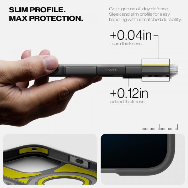 Spigen iPhone 16 Pro Cover Tough Armor T MagFit Frost Black