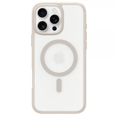 Spigen iPhone 16 Pro Cover Ultra Hybrid MagFit Frost Natural Titanium