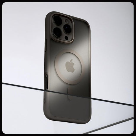 Spigen iPhone 16 Pro Cover Ultra Hybrid MagFit Frost Natural Titanium