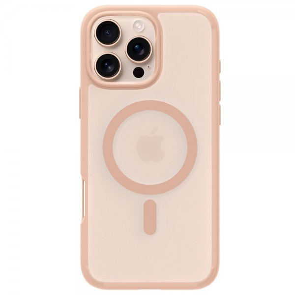 Spigen iPhone 16 Pro Cover Ultra Hybrid MagFit Frost Rose Titanium