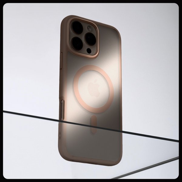 Spigen iPhone 16 Pro Cover Ultra Hybrid MagFit Frost Rose Titanium