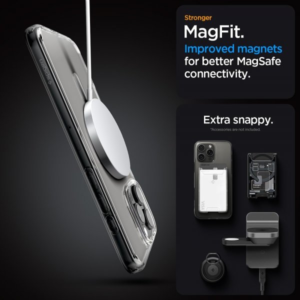 Spigen iPhone 16 Pro Cover Ultra Hybrid MagFit Hvid
