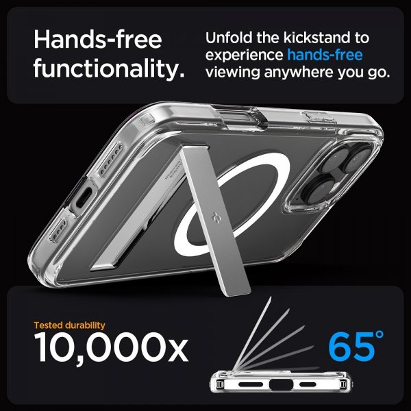 Spigen iPhone 16 Pro Cover Ultra Hybrid S MagFit Krystalklar