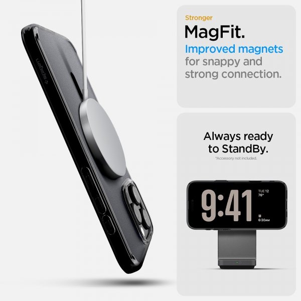 Spigen iPhone 16 Pro Cover Ultra Hybrid T MagFit Frost Black