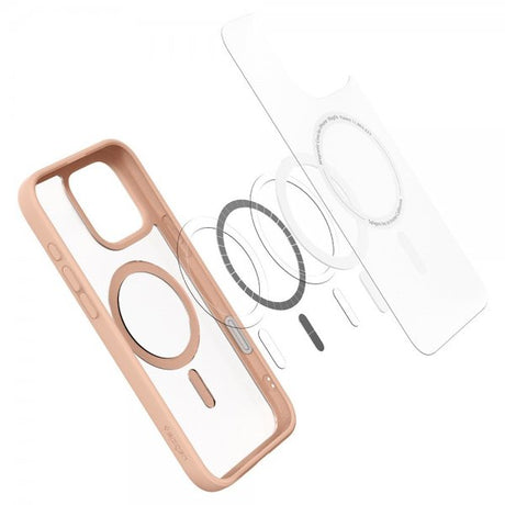 Spigen iPhone 16 Pro Cover Ultra Hybrid T MagFit Frost Rose Titanium