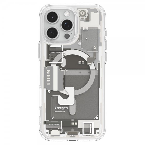 Spigen iPhone 16 Pro Cover Ultra Hybrid Zero One MagFit Natural Titanium