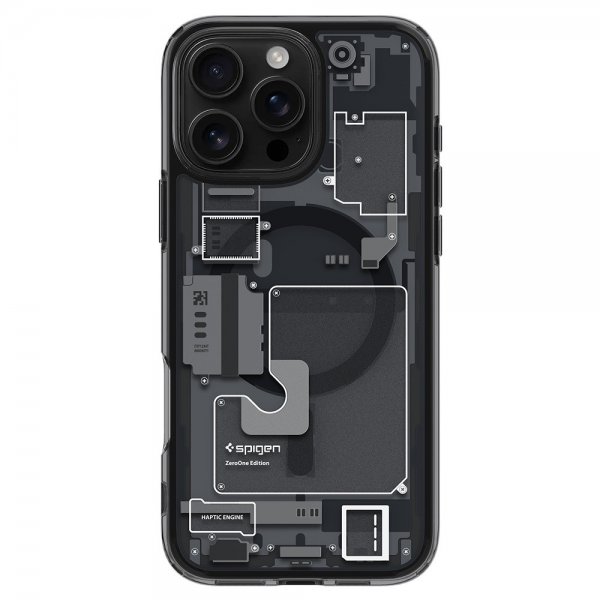 Spigen iPhone 16 Pro Cover Ultra Hybrid Zero One MagFit Sort