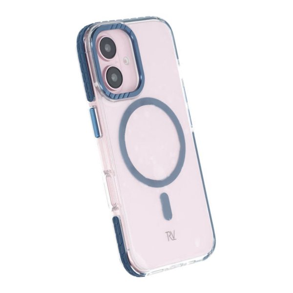 Rvelon iPhone 16 Cover TPU MagSafe Blå