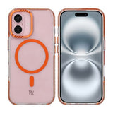 Rvelon iPhone 16 Cover TPU MagSafe Orange