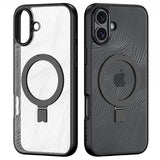 Dux Ducis iPhone 16 Cover Aimo Series MagSafe Kickstand Sort