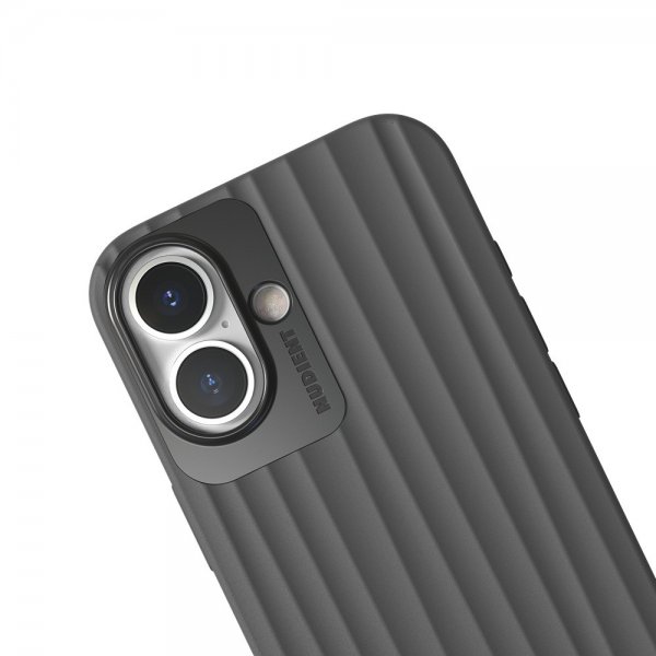 Nudient iPhone 16 Cover Bold MagSafe Storm Black
