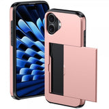 iPhone 16 Cover Card Slide Blå