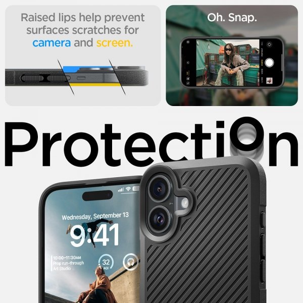 Spigen iPhone 16 Cover Core Armor Mat Sort