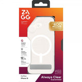 ZAGG iPhone 16 Cover Crystal Palace Snap Kickstand Transparent