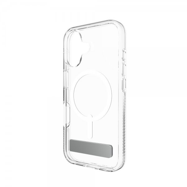ZAGG iPhone 16 Cover Crystal Palace Snap Kickstand Transparent
