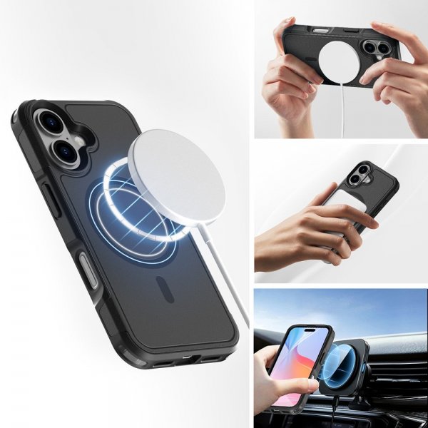4smarts iPhone 16 Cover Defend Etui Ultimag Sort
