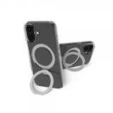 dbramante1928 iPhone 16 Cover Iceland Ultra D3O MagSafe Kickstand Gennemsigtig