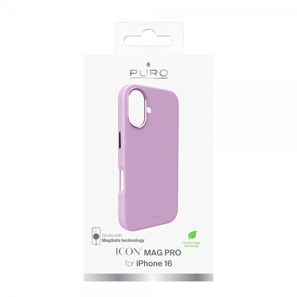 Puro iPhone 16 Cover ICON Mag Pro Rosa
