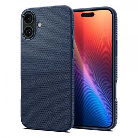 Spigen iPhone 16 Cover Liquid Air Navy Blue