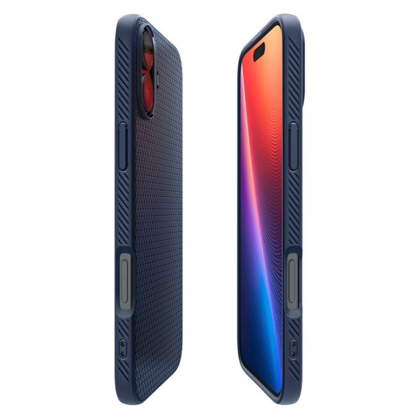 Spigen iPhone 16 Cover Liquid Air Navy Blue