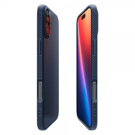 Spigen iPhone 16 Cover Liquid Air Navy Blue