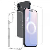 Northjo iPhone 16 Cover med Skærmbeskyttelse og Kamerabeskyttelse 3-i-1