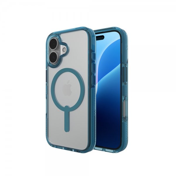 ZAGG iPhone 16 Cover Santa Cruz Snap Retro Blue