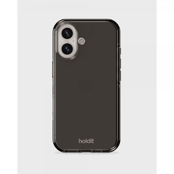 holdit iPhone 16 Cover Seethru Sort