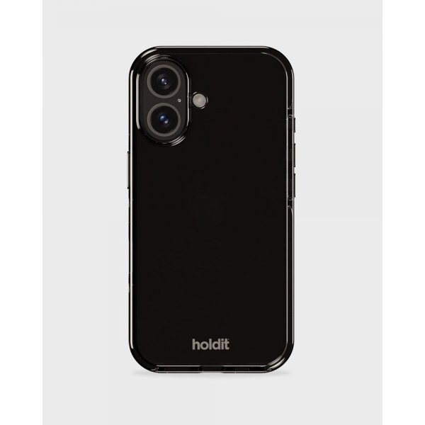 holdit iPhone 16 Cover Seethru Sort